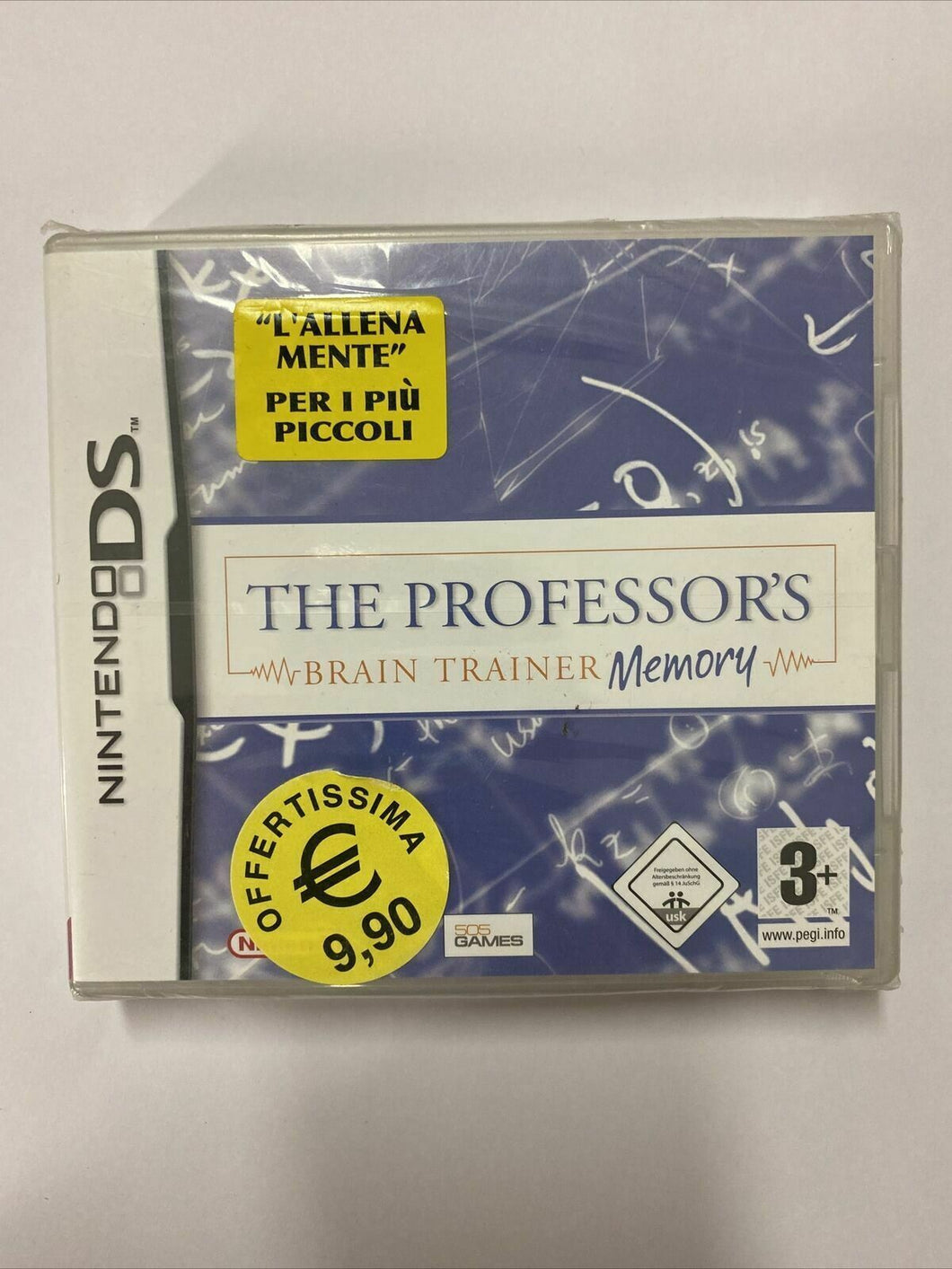 THE PROFESSOR'S BRAIN TRAINER MEMORY - NINTENDO DS NUOVO E SIGILLATO, ITALIA