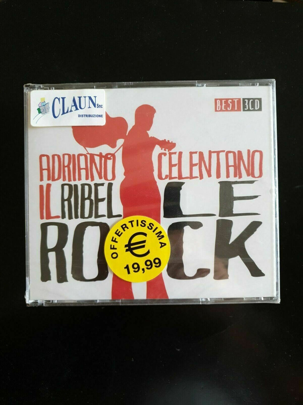 ADRIANO CELENTANO * IL RIBELLE ROCK* BEST 3 CD NUOVO SIGILLATO