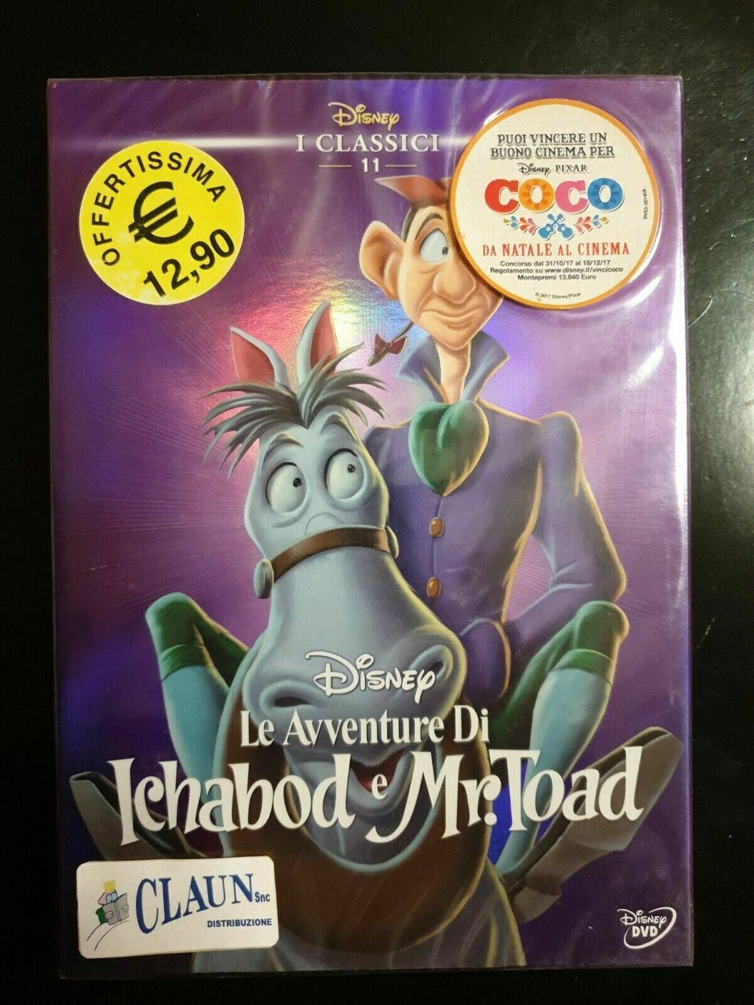 Le Avventure Di Ichabod E Mister Toad Classici W.Disney N°11 DVD Nuovo