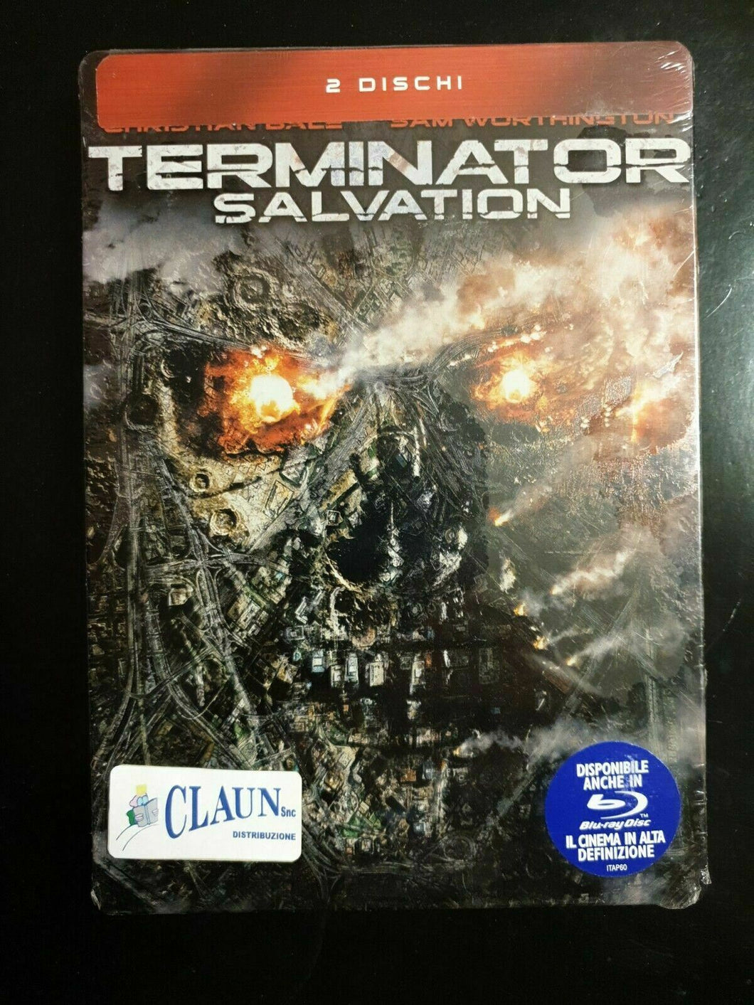 Terminator Salvation (2009) Edizione 2 Dischi  Cofanetto Metallo DVD Nuovo