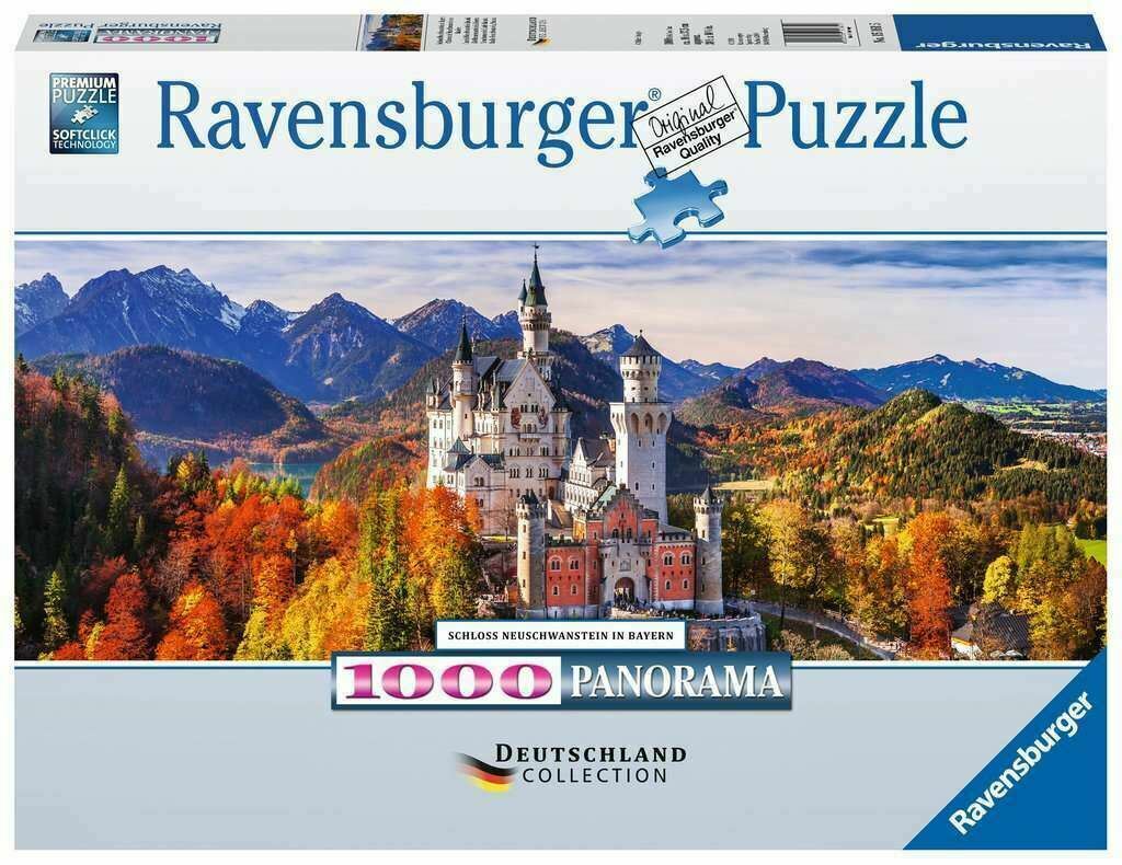 RAVENSBURGER PUZZLE 1000 PEZZI Castello di Neuschwanstein BAVARIA 15161