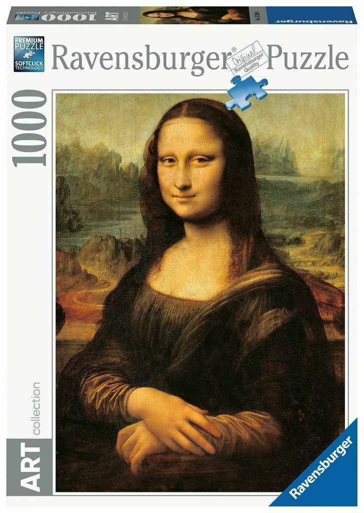 RAVENSBURGER PUZZLE 1000 PEZZI LA GIOCONDA Leonardo Da Vinci 15296