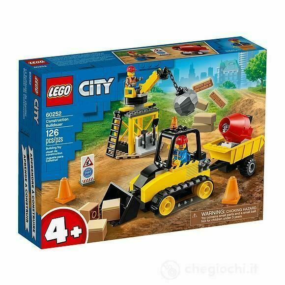 LEGO CITY Bulldozer da Cantiere 60252