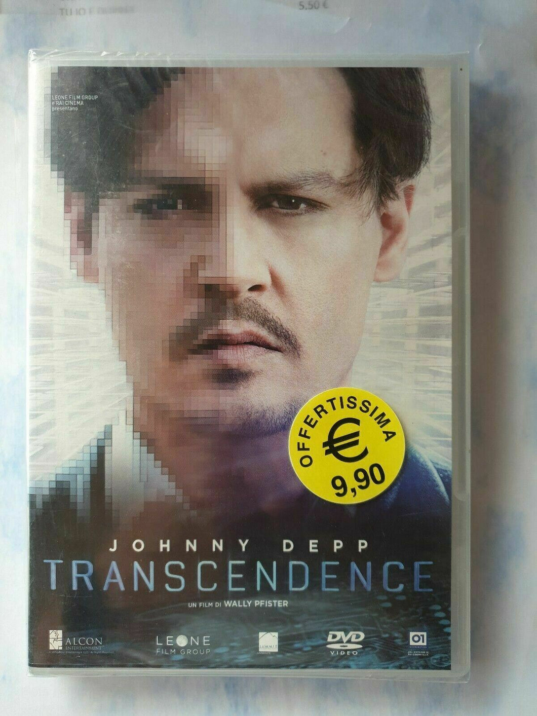 TRANSCENDENCE  DVD - (2014) *** Jonny Deep *** DVD NUOVO