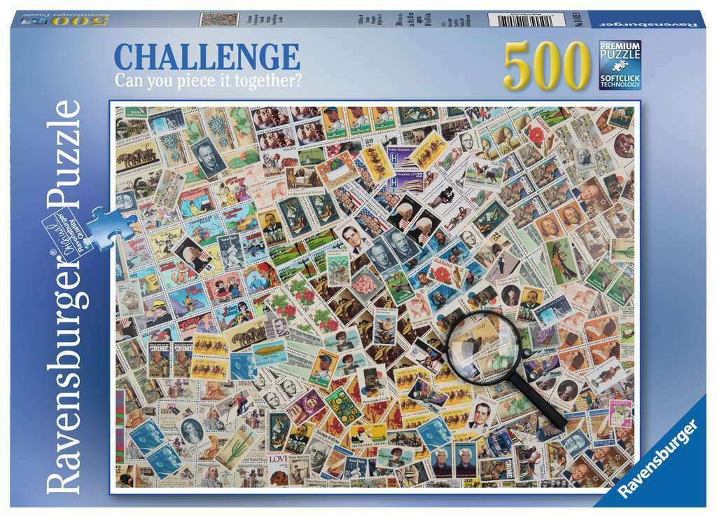 RAVENSBURGER Puzzle 500 Pezzi Francobolli 14805