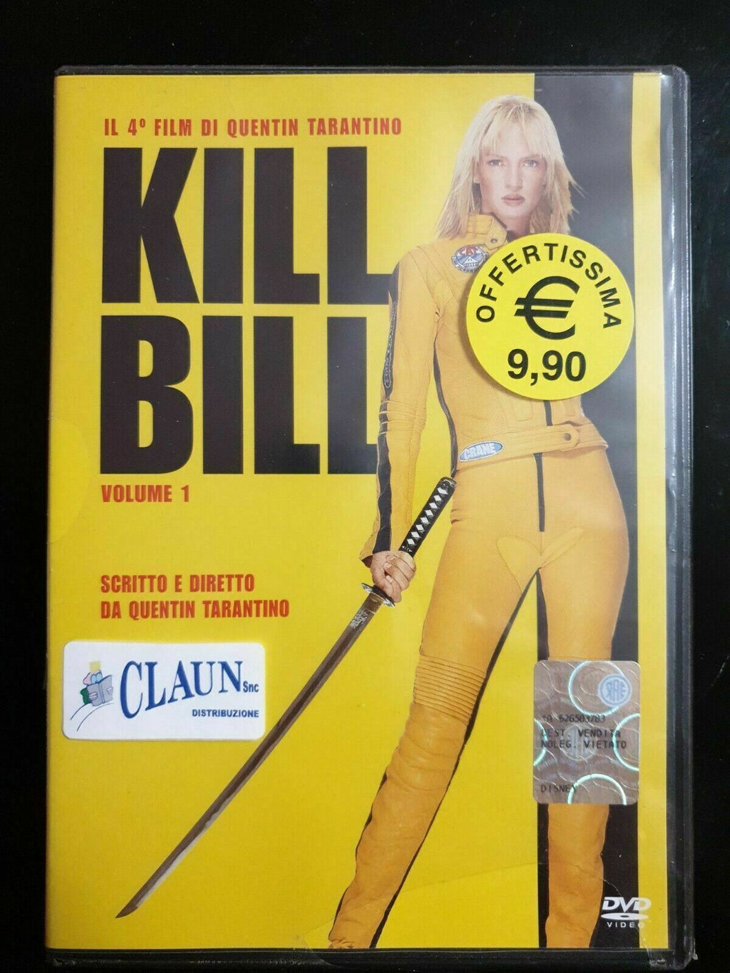 Kill Bill. Volume 1  Quentin Tarantino (2003) DVD Nuovo