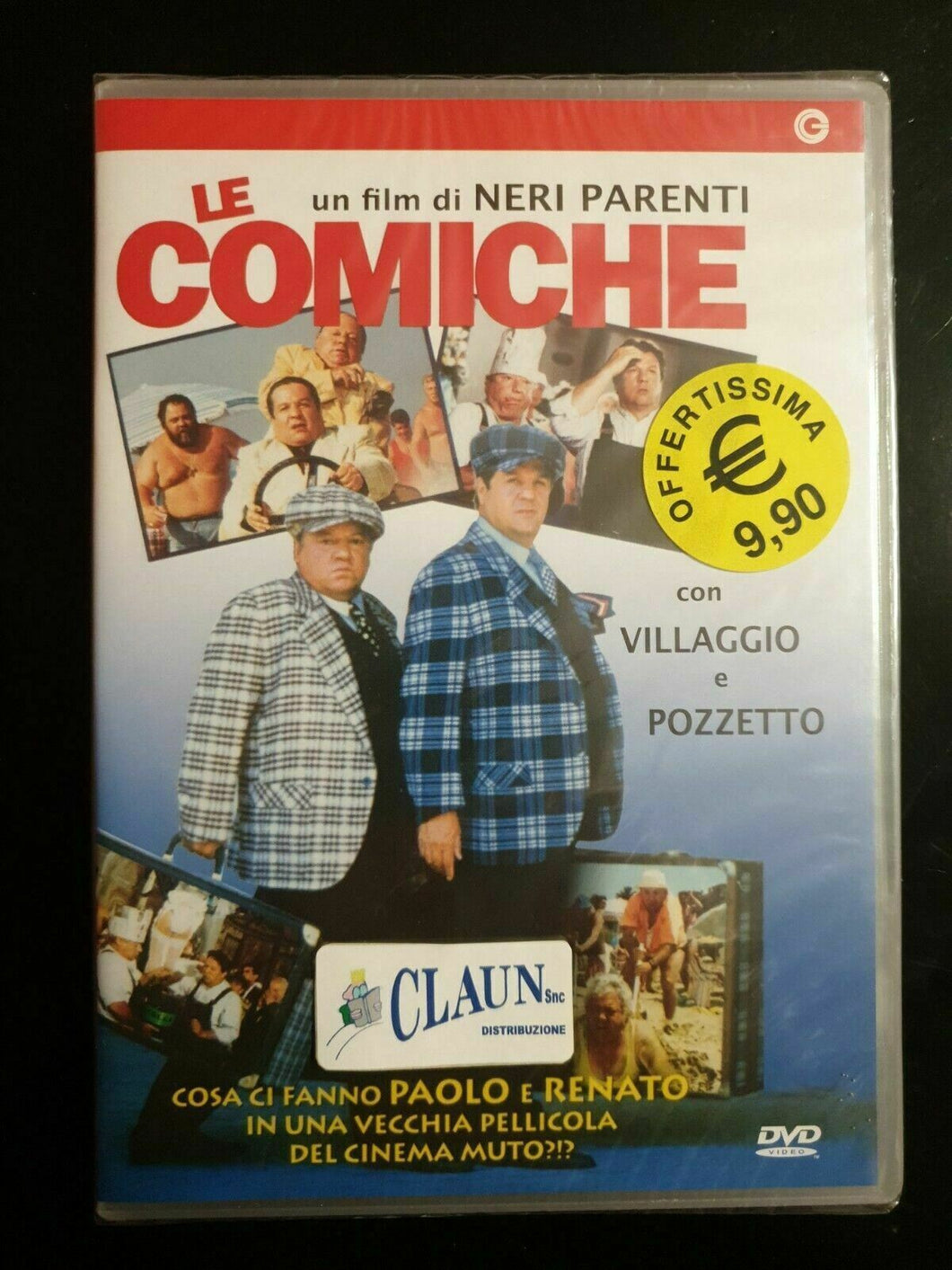 Le comiche (1990) Villaggio e Pozzetto DVD Nuovo