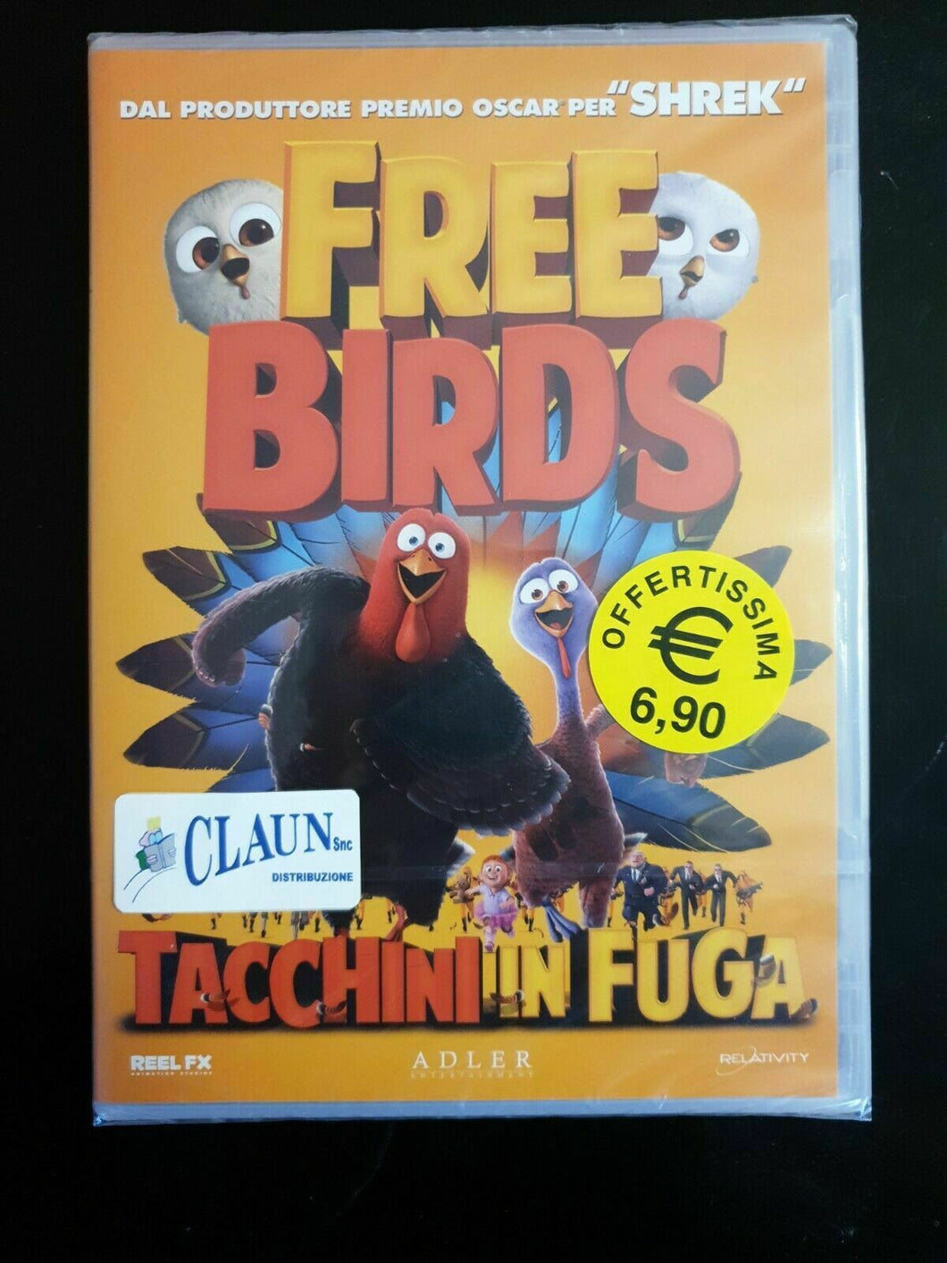 FREE BIRDS - TACCHINI IN FUGA- DVD NUOVO