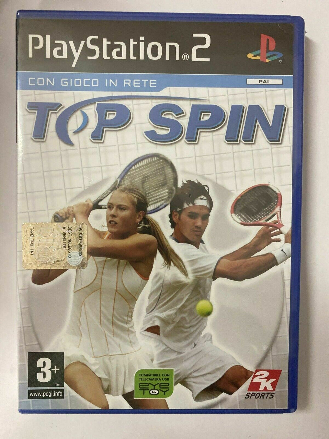 Top Spin Nuovo Ps2 PlayStation 2