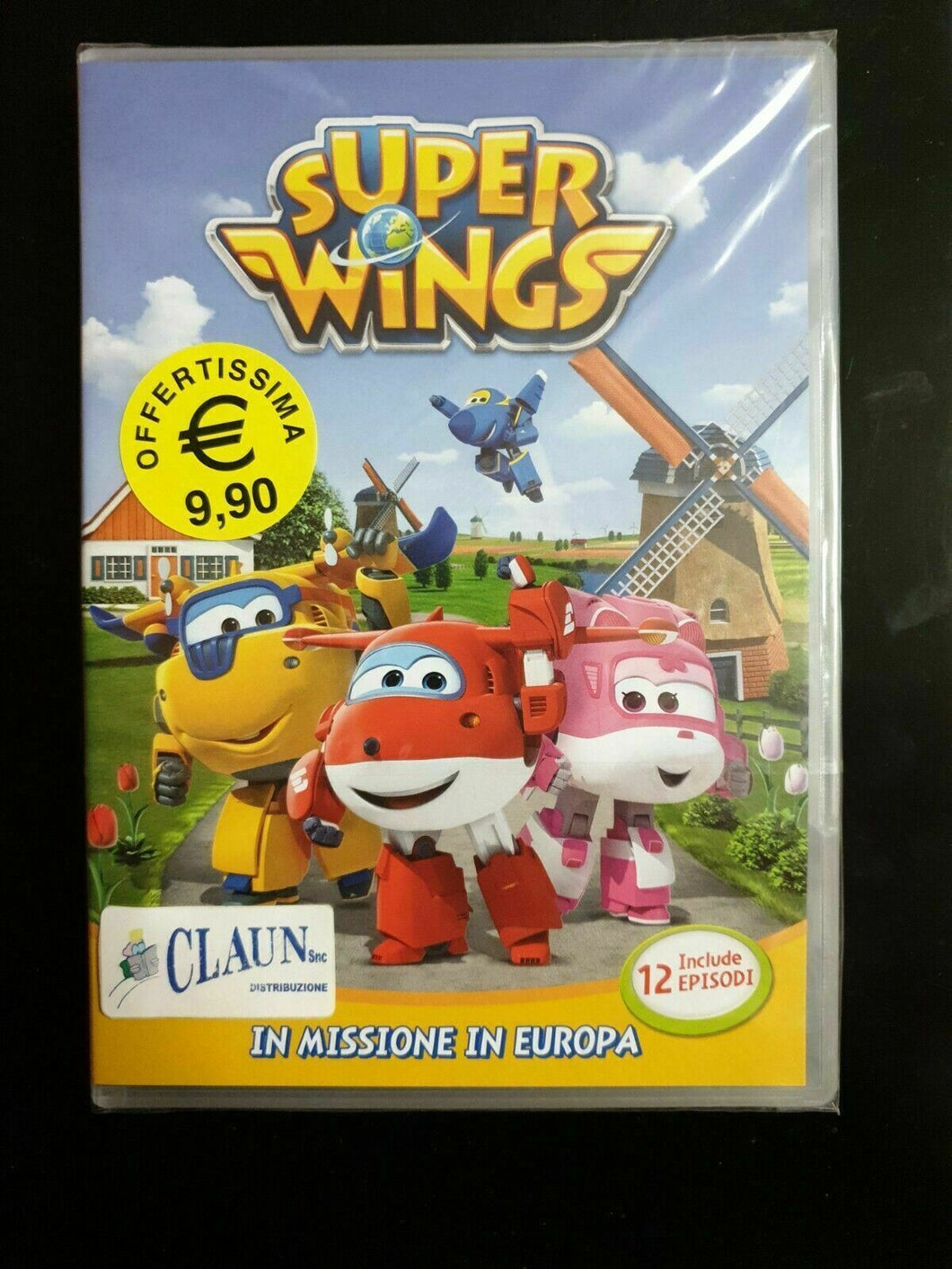 Super Wings - Vol 1 In Missione In Europa Include 12 Episodi   Dvd Nuovo