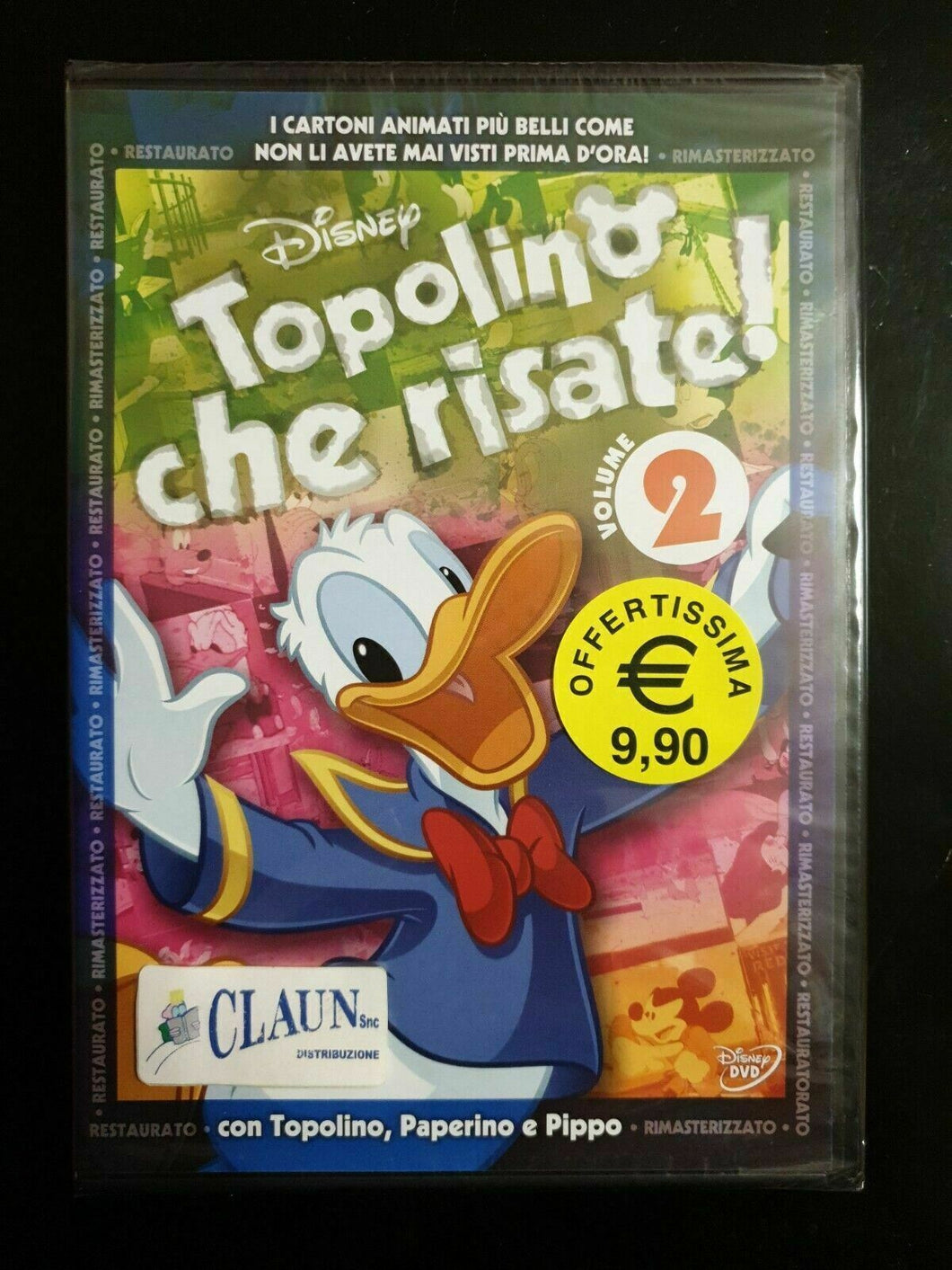 Topolino che risate! Vol. 2 W.Disney Rimasterizzato, Restaurato DVD Nuovo