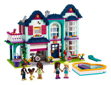 Carica l&#39;immagine nel visualizzatore di Gallery, LEGO FRIENDS La villetta familiare di Andrea 41449
