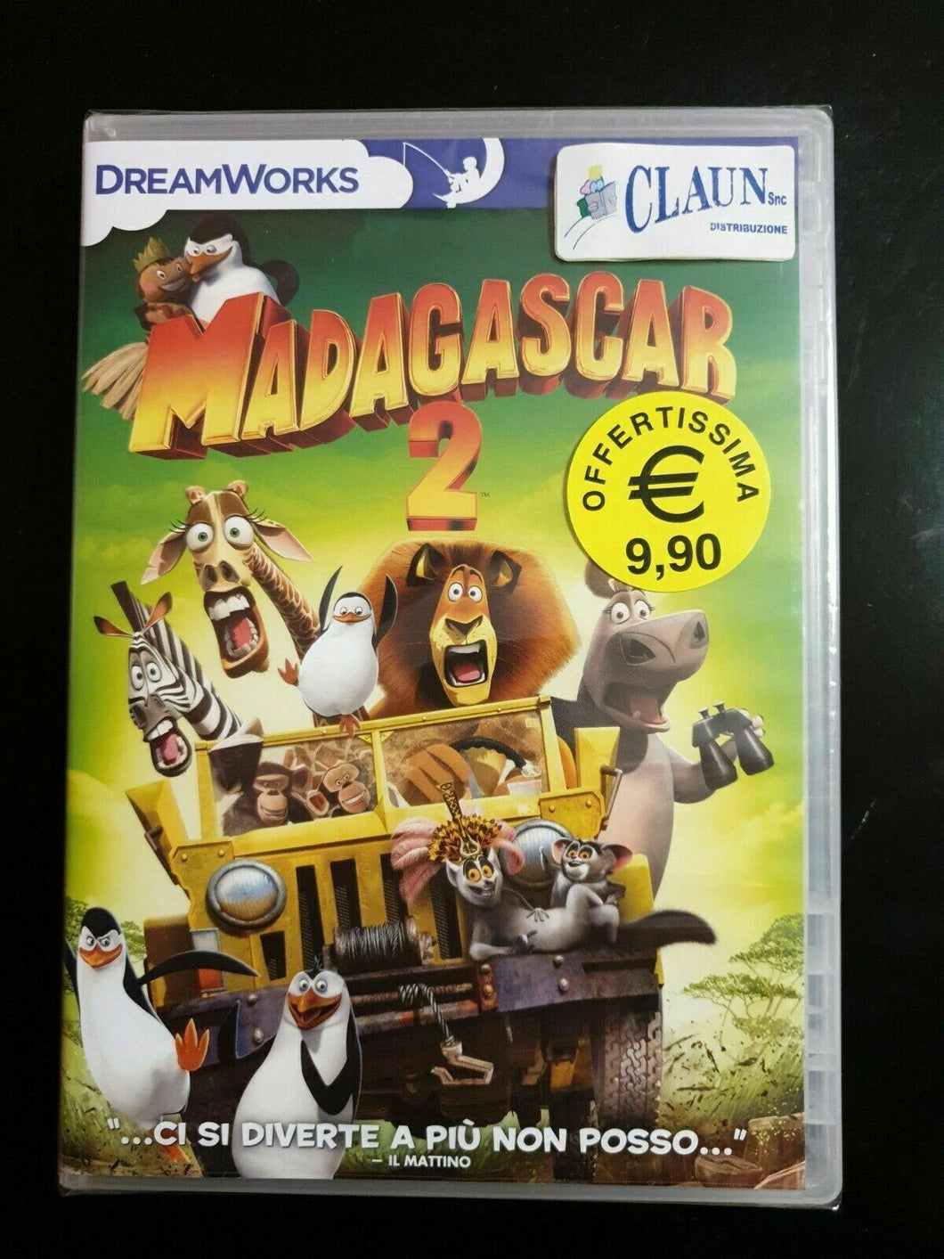 MADAGASCAR 2 -Dreamworks - DVD Nuovo