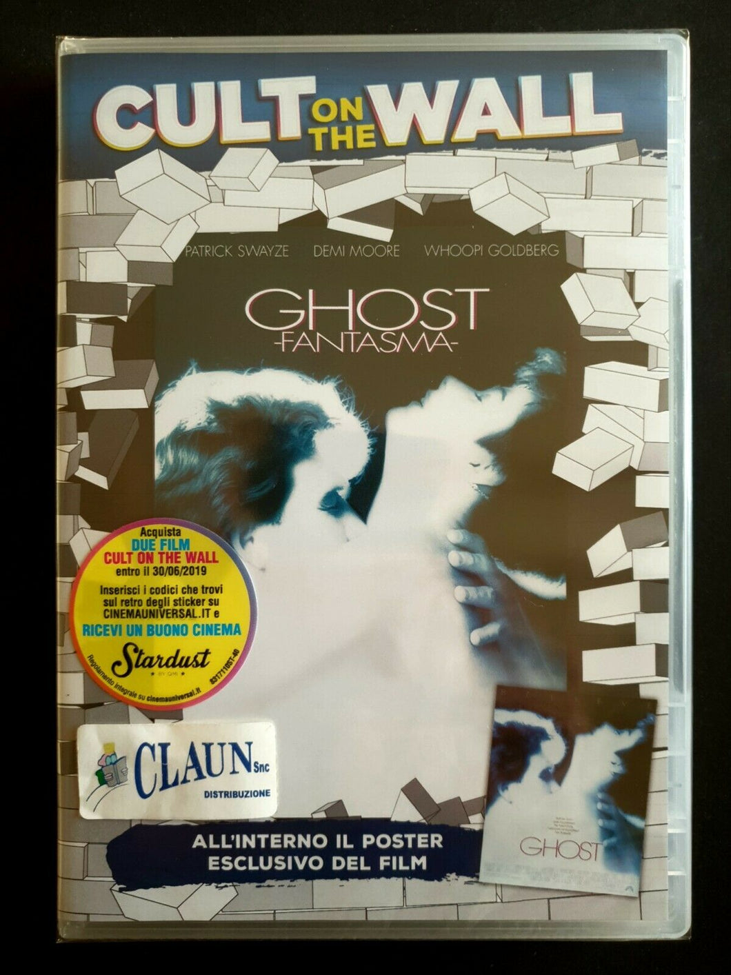 GHOST. Fantasma (1990) Cult on the wall DVD Nuovo Sigillato