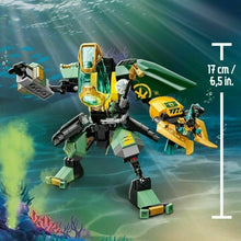 Carica l&#39;immagine nel visualizzatore di Gallery, LEGO NINJAGO Idro-Mech di Lloyd 71750
