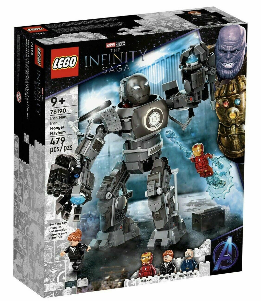 LEGO MARVEL Iron Man: Iron Monger Scatena il Caos 76190