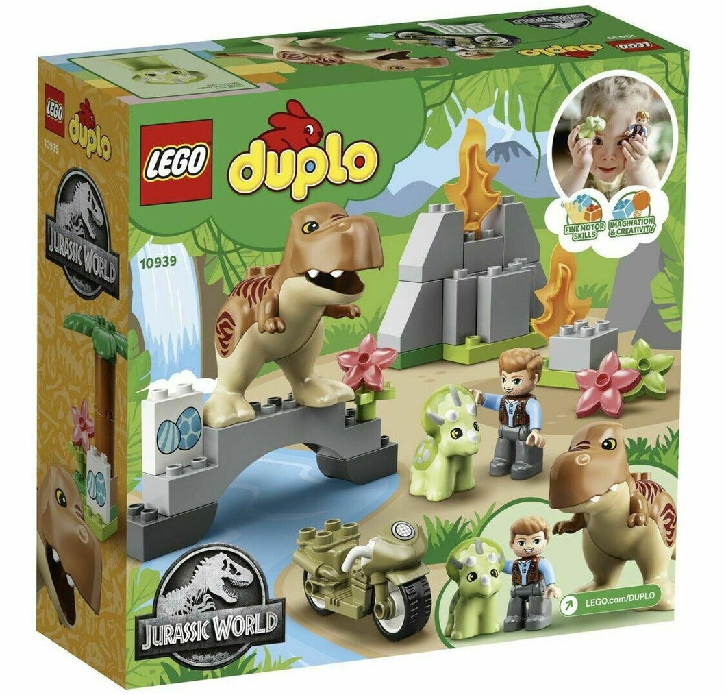LEGO DUPLO Fuga del T-rex e del Triceratopo 10939