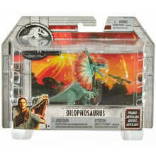Carica l'immagine nel visualizzatore di Gallery, JURASSIC WORLD Dilophosaurus Attack Pack Dinosauro MATTEL FPF14
