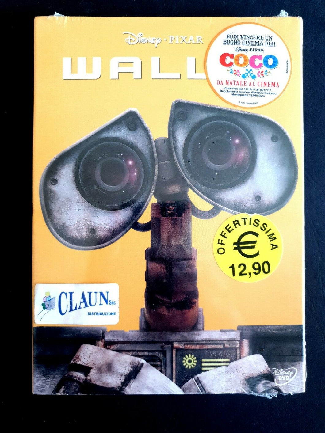 Wall-e W. Disney  Pixar Film Da Collezione N°9     DVD Nuovo Sigillato