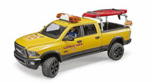 Carica l'immagine nel visualizzatore di Gallery, BRUDER RAM 2500 Power Wagon guardaspiaggia con Stand Up Paddle 02506
