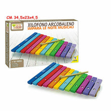 Carica l'immagine nel visualizzatore di Gallery, FATTO DI LEGNO Xilofono Arcobaleno 40566 TEOREMA

