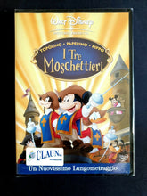 Carica l&#39;immagine nel visualizzatore di Gallery, I Tre Moschettieri* Topolino, Paperino, Pippo*W.Disney 2004*DVD Nuovo Sigillato
