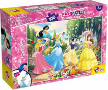 Carica l'immagine nel visualizzatore di Gallery, PUZZLE DOUBLE-FACE PRINCIPESSE DISNEY 108 pezzi LISCIANI GIOCHI 74174
