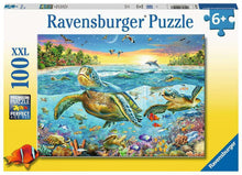 Carica l'immagine nel visualizzatore di Gallery, RAVENSBURGER PUZZLE 100pz XXL Tartarughe Marine 12942
