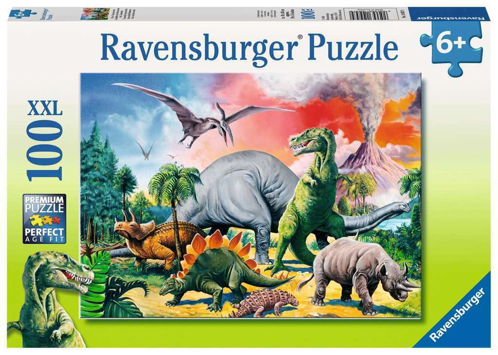 RAVENSBURGER PUZZLE 100pz XXL Fra i Dinosauri 10957