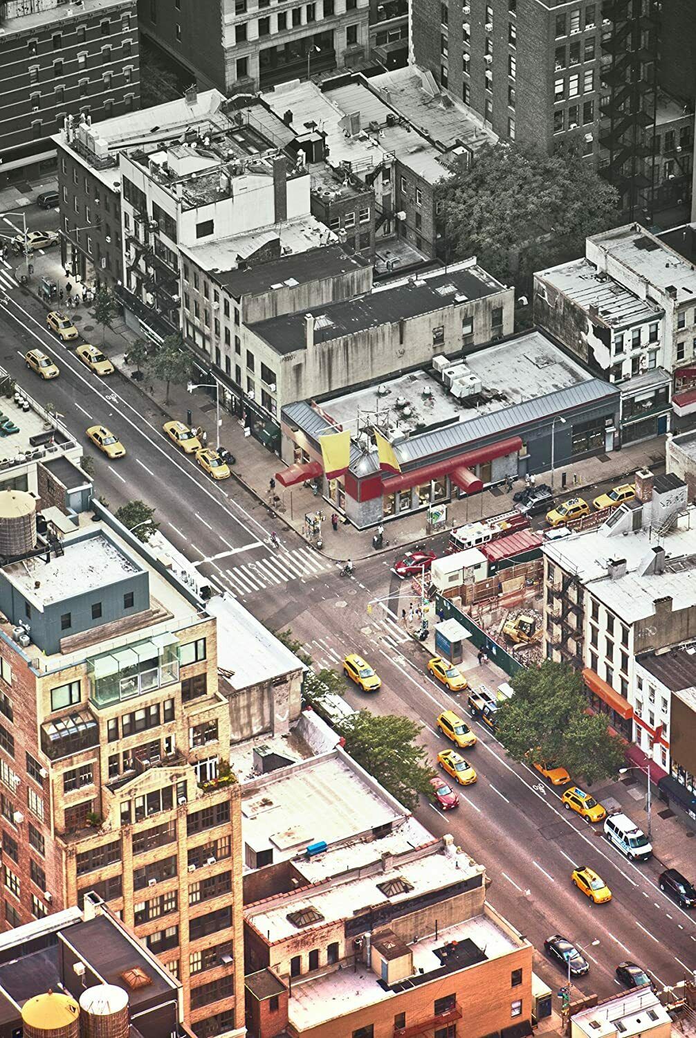 Stampa su Vetro Glass Art NEW YORK Street View