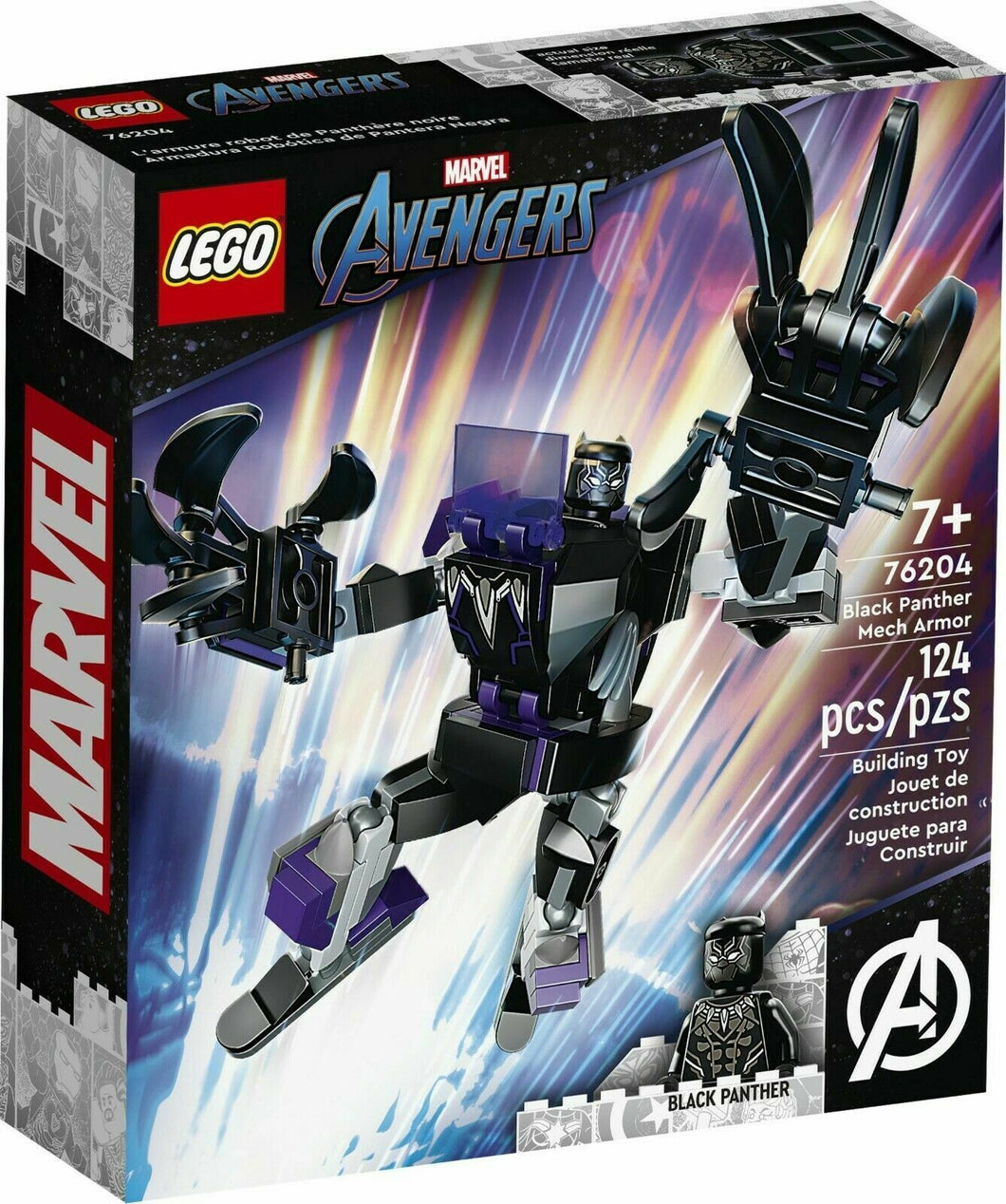 LEGO MARVEL Armatura Meck Black Panther 76204