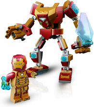 Carica l&#39;immagine nel visualizzatore di Gallery, LEGO MARVEL Armatura Mech Iron Man 76203
