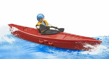 Carica l&#39;immagine nel visualizzatore di Gallery, BRUDER Kayak bworld con personaggio 63155
