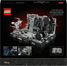 Carica l&#39;immagine nel visualizzatore di Gallery, LEGO STAR WARS Diorama Volo sulla Trincea della Morte Nera 75329

