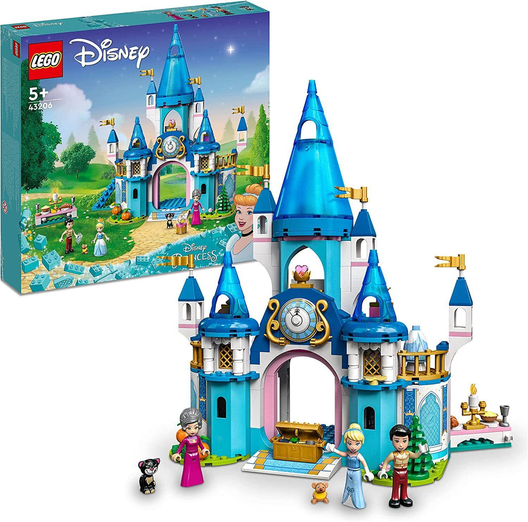 LEGO DISNEY Il Castello di Cenerentola e del Principe Azzurro 43206