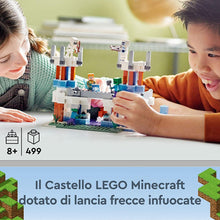 Carica l&#39;immagine nel visualizzatore di Gallery, LEGO MINECRAFT Il Castello di Ghiaccio 21186
