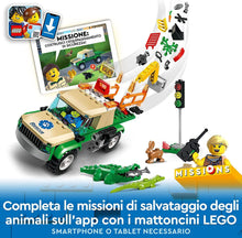Carica l&#39;immagine nel visualizzatore di Gallery, LEGO CITY Missioni di Salvataggio Animale 60353
