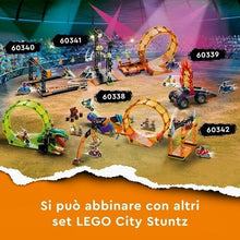 Carica l&#39;immagine nel visualizzatore di Gallery, LEGO CITY Stunt Sfida Acrobatica delle Lame 60340
