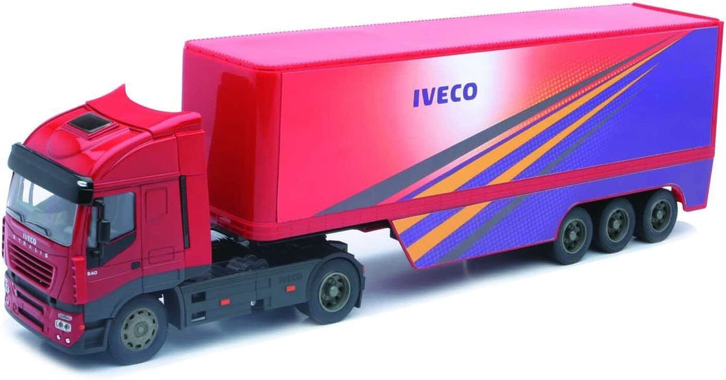 NEW RAY Camion Truck Iveco Stralis Container 1:32 Modellino 13003