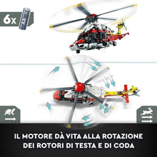 Carica l&#39;immagine nel visualizzatore di Gallery, LEGO TECHNIC Elicottero di Salvataggio Airbus H175 42145
