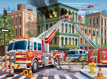 Carica l&#39;immagine nel visualizzatore di Gallery, RAVENSBURGER PUZZLE 100pz XXL Pompieri 13329
