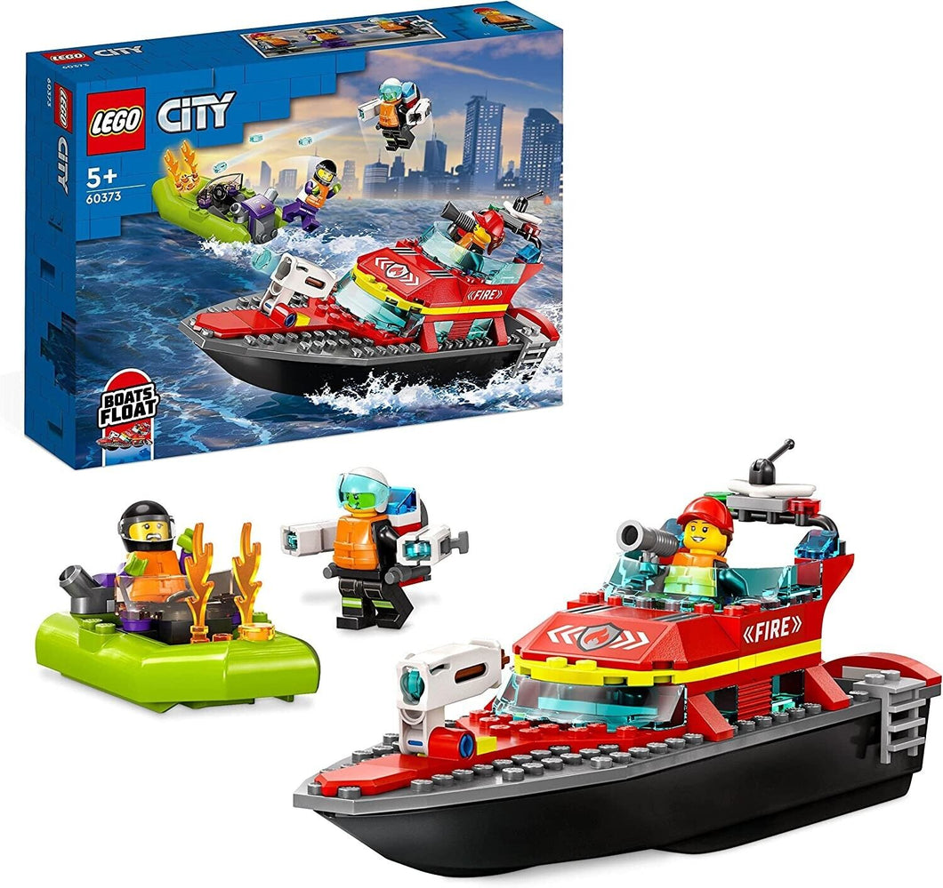LEGO CITY Barca di soccorso antincendio 60373