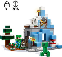 Carica l&#39;immagine nel visualizzatore di Gallery, LEGO MINECRAFT I picchi ghiacciati 21243
