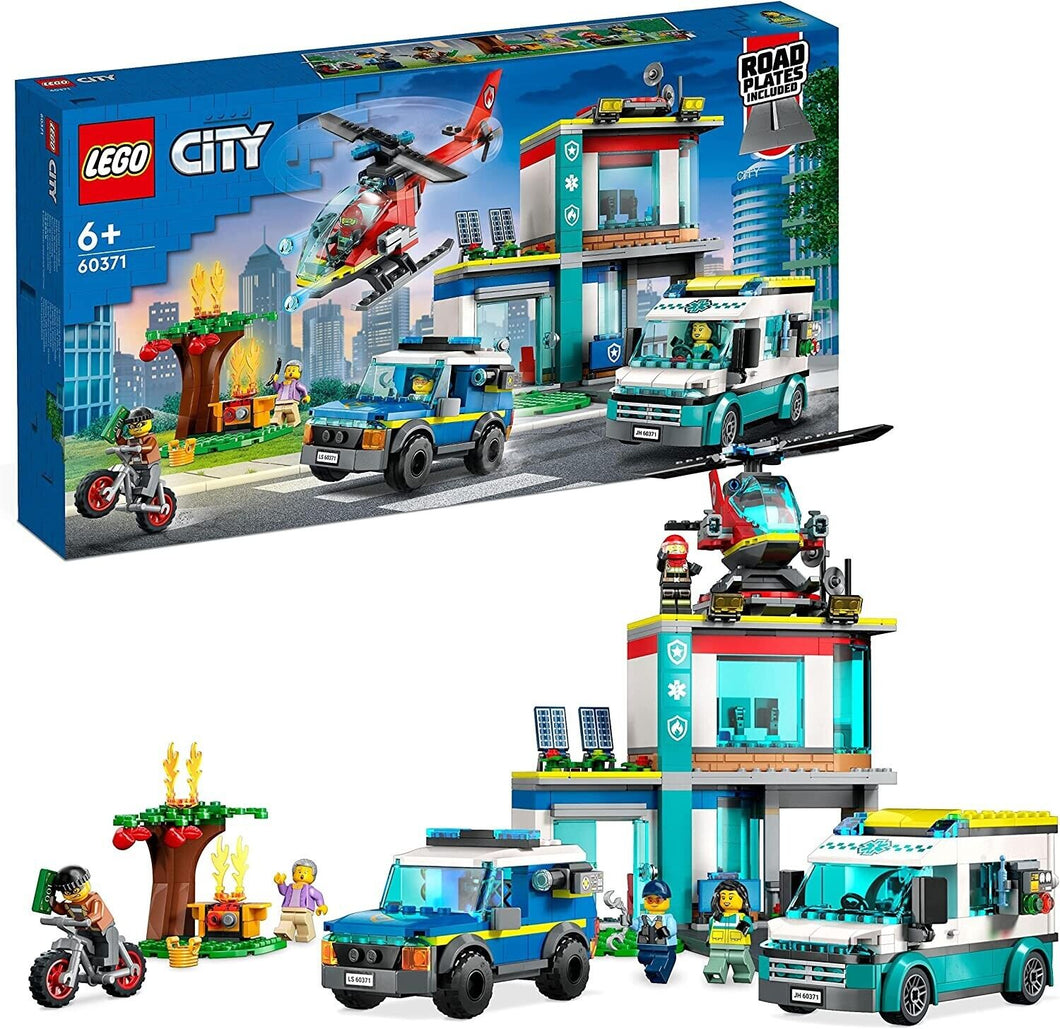 LEGO CITY Quartier generale veicoli d’emergenza 60371