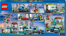 Carica l&#39;immagine nel visualizzatore di Gallery, LEGO CITY Quartier generale veicoli d’emergenza 60371
