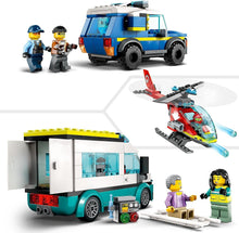 Carica l&#39;immagine nel visualizzatore di Gallery, LEGO CITY Quartier generale veicoli d’emergenza 60371
