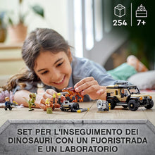 Carica l&#39;immagine nel visualizzatore di Gallery, LEGO JURASSIC WORLD Trasporto del Piroraptor e del Dilofosauro 76951
