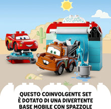 Carica l&#39;immagine nel visualizzatore di Gallery, LEGO DISNEY Divertimento all’autolavaggio con Saetta McQueen e Cricchetto 10996
