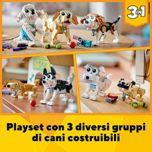 Carica l&#39;immagine nel visualizzatore di Gallery, LEGO CREATOR Adorabili Cagnolini 31137

