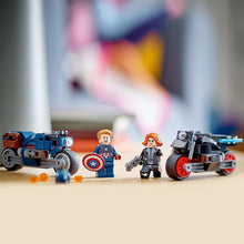 Carica l'immagine nel visualizzatore di Gallery, LEGO MARVEL Motociclette di Black Widow e Captain America 76260
